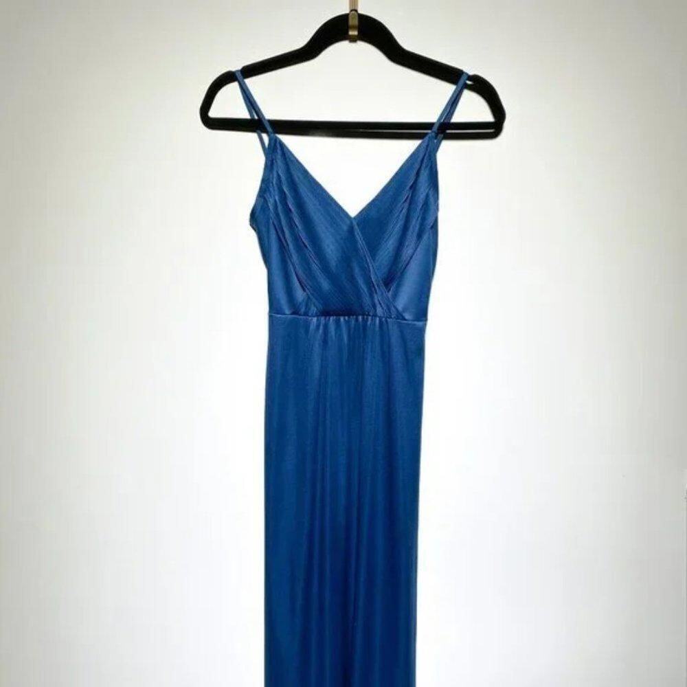 Electric‎ Blue Womens Evening Gown Dress Size 42